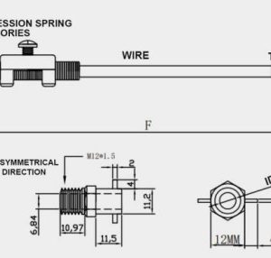 DM-207 Compression Spring Platinum Resistance