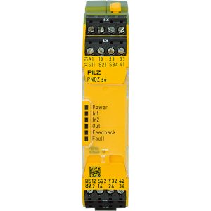 PILZ SAFETY RELAY PNOZ s6 24VDC 3 n/o 1 n/c  : 750106