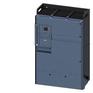 Siemens 3RW5552-2HA14: SIRIUS 3RW55 soft starter, standard, 200...480 V, 52 A, 110...250 V AC/DC control voltage, 3-phase motor control, with digital inputs/outputs, analog output, and removable terminal block.