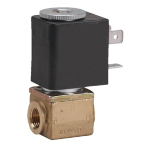 Danfoss Solenoid valve, EV310A, Function: NC, G, 1/4, 0.132 m³/h, FKM 032H8111 Media recommendations: Oil,Comp.Air,Vacuum, Body material: Brass, Operation: Direct-operated, Number of ways: 3/2