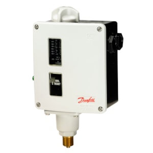 Danfoss Pressure switch, RT200 017-140066 Regulation range [bar] Pe: 0.2 - 6, Differential [bar]: 0.25 - 1.2, Contact function: SPDT, Reset function: Auto, Pressure connection type: G, Pressure connection size: 3/8, Pressure Male/Female: Male, Enclosure rating IP: IP66, Max. Working Pressure [bar]: 22