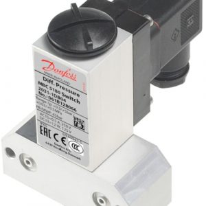 Danfoss 061B124166 Differential pressure switch, MBC 5180  Reset function: Auto, Pressure connection type: G, Pressure connection type: G, Enclosure rating IP: IP65, Max. Working Pressure [bar]: 45