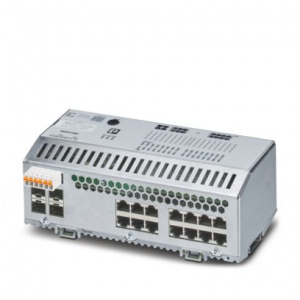 1088856 / FL SWITCH 2512-2GC-2SFP Phoenix Contact Managed Switch 2000 series, 12 RJ45 ports 10/100/1000 Mbps, 2 SFP ports 100/1000 Mbps, 2 Combo ports