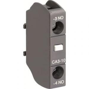 1SBN011010T1010 / CA3-10 ABB front mounted auxiliary contact block equipped with screw terminals and can be fitted on AS(L)09…16 contactors