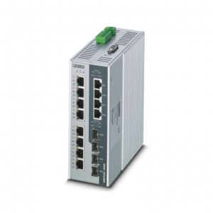 1026922 / FL SWITCH 4004T-8POE-4SFP phoenix contact Managed PoE Switch 4000 series, 4 RJ45 ports 10/100/1000 Mbps, 4 SFP ports 1000 Mbps, 8 RJ45 ports 10/100/1000 Mbps