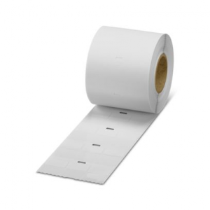 800075 / WML 7,5 (25X13)R Phoenix Contact Wire-wrap label, Roll, white, unmarked, can be labeled with: THERMOMARK E.300 (D)/600 (D), THERMOMARK ROLL 2.0