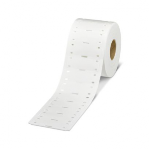 830411 / WMTB HF (55X25)R Phoenix Contact Cable marker, Roll, white, unmarked, can be labeled with: THERMOMARK E.300 (D)/600 (D)
