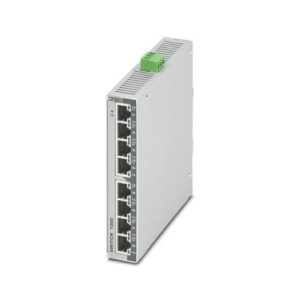 1102079 / FL SWITCH 1000-8POE-GT Phoenix Contact Unmanaged PoE switch 10/100/1000 Mbps, 8 RJ45 ports, 120W Total PoE power budget, PROFINET Conformance Class A.