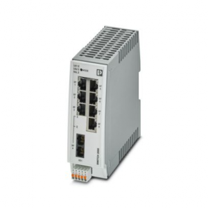 2702329 / FL SWITCH 2207-FX SM Phoenix Contact Managed Switch 2000 series, 7 RJ45 ports 10/100 Mbps, 1 SC single mode 100 Mbps, degree of protection