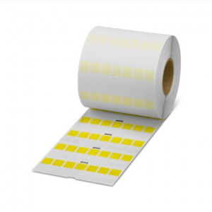 830674 / WML 6 (13X13)R YE Phoenix Contact Wire-wrap label, Roll, yellow, unmarked, can be labeled with: THERMOMARK E.300 (D)/600 (D)
