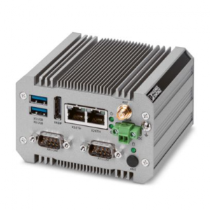 1158235 / BL2 BPC 1501E-128-W10 Phoenix Contact IP30-rated fanless industrial box PC (BPC) with energy-efficient Intel® Celeron® N3350 processor