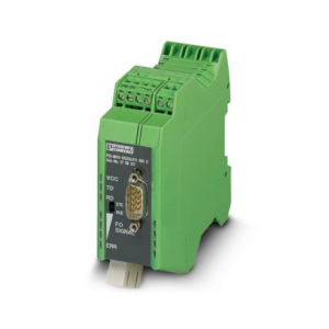 2708588 / PSI-MOS-RS232/FO1300 E Phoenix Contact Fiber optic converter with integrated optical diagnostics, alarm contact, for RS-232 interfaces up to 115.2 kbps