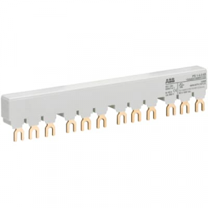 1SAM201906R1104  / PS1-4-0-65 ABB 3-phase busbars ensure a quick and safe connection of 4 MS132 or MS116 manual motor starters without lateral auxiliary contacts