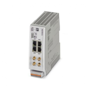 1439475 / TC ROUTER 5004T-5G EU Phoenix Contact Industrial 5G router (5G NR, SA/NSA), EU device, fallback to 4G (LTE Advanced Pro) and 3G (HSPA+), 4-port switch