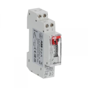 2CSM222461R1000 / AD1NO-R-15m ABB Analog time switch, daily proramming, 1 channel NO, 15 minutes switch, with reserve