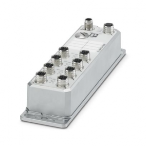 1106500 / FL SWITCH 2608 Phoenix Contact Managed Switch 2000 series, 8 M12 ports 10/100 Mbps, degree of protection: IP65/IP66/IP67, Ambient temperature