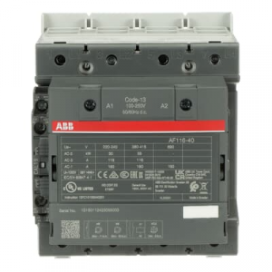1SFL447101R1311 / AF140-40-11-13 ABB contactor with pre-mounted auxiliary contacts and double clamp
