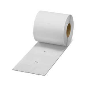 817507 / WML 18 (12x12)R Phoenix Contact Wire-wrap label, Roll, white, unmarked, can be labeled with: THERMOMARK E.300 (D)/600 (D), THERMOMARK ROLL 2.0