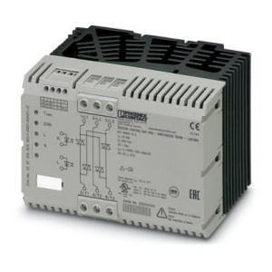 2297374 / ELR W2+1- 24DC/500AC-37 Phoenix Contact Three-phase solid-state reversing contactor with 24 V DC input, 37 A output current, zero voltage switch