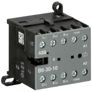 GJL1211001R8100 / B6-30-10-80 ABB Compact 3 pole contactor with 1 auxiliary contact and screw terminals