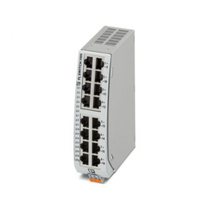 1085219 / FL SWITCH 1116N Phoenix Contact Narrow Ethernet switch, sixteen RJ45 ports with 10/100/1000 Mbps on all ports