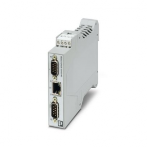 2702760 / GW DEVICE SERVER 1E/2DB9 Phoenix Contact Serial device server for converting serial data (RS-232/422/485) to Ethernet data (RJ45)