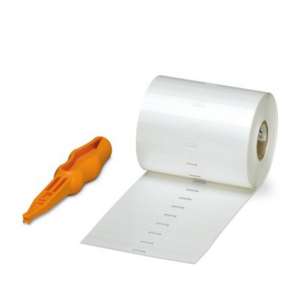816553 / TMT 8 R Phoenix Contact Marker for terminal blocks, Roll, white, unmarked, can be labeled with: THERMOMARK E.300 (D)/600 (D)