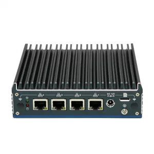 J6412 Firewall Mini PC 4 Lan 12th gen elkhart lake fanless network appliance DDR4 3200MHz MAX 32GB RAM