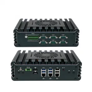 Fanless Industrial Edge AI Computing IPC Intel Tiger Lake Dual core processor 1xDDR4 3200MHz Ram slot Max 32GB