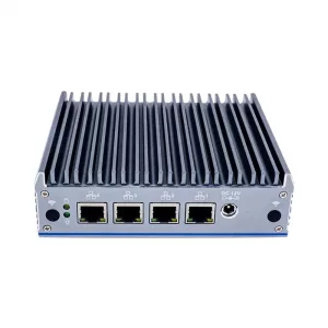 Mini Server PC 4 Lan Fanless Pure aluminum structure Powerful Quad Core Processor Small PC-Intel Celeron J4125
