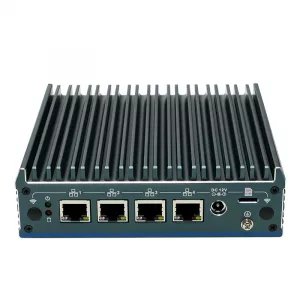 N100 Mini PC Quad Core Micro Firewall Appliance 4*Intel i225-V 2.5G LAN DDR4 3200MHz MAX 16GB RAM