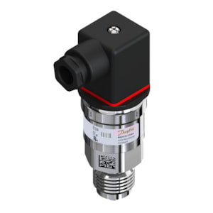 Danfoss  Pressure transmitter, MBS 3000, 0 bar - 10 bar, 0 psi - 145 psi 060G1446 Pressure reference: Absolute, Output signal: Current, Electrical connection: Angular connector, Pressure connection type: G, Pressure connection size: 1/2, Specification key: MBS 3000-2021-A1AB08-0 (Copy)