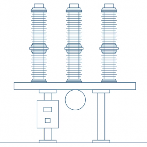 Circuit Breaker with natural origin gas insulation high-voltage