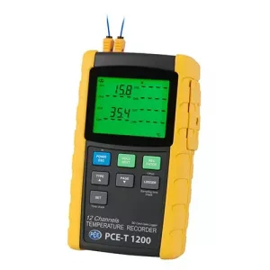 12 Channel Thermocouple Data Logger sensor PCE-T 1200