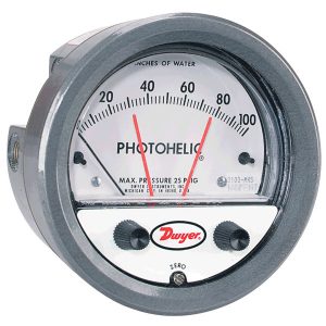 Dwyer Series 3000MR & 3000MRS Photohelic Switch/Gages