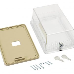 Siemens 141-570 Lockable Thermostat Guard with lockset and two keys
