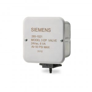 Siemens 265-1021 Electric-Pneumatic Valve 24VAC
