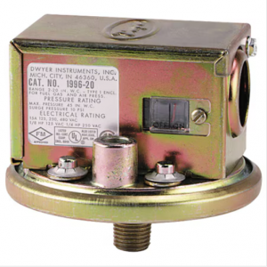 Dwyer Series 1996 Gas Pressure Switch 1996-5