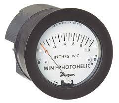 Dwyer Series MP Mini-Photohelic Differential Pressure Switch/Gage MP-000
