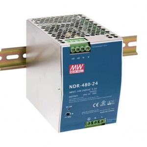 Industrial DIN Rail Power Supply 24 Volt 20 Amp 480 Watt - NDR-480-24