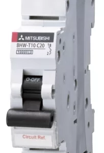 MITSUBISHI ELECTRIC Miniature Circuit Breaker BHW-T10 1P Type B 6A