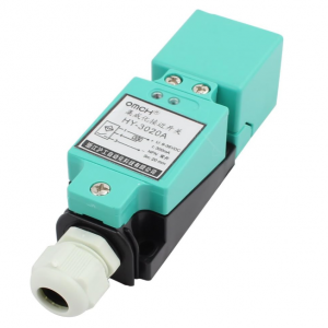 HY-3020A DC 6-36V 300mA NPN NO 20mm Integrated Square Inductive Proximity Sensor Switch