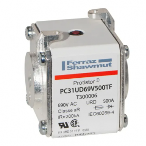 Mersen 500A size 31 FF Square Body Fuse 700V