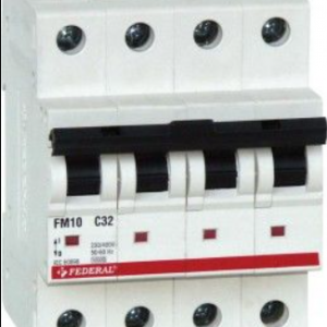 FM10 50A TP 10KA MCB - FM10 Federal GHAS
