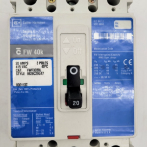 FWF3020L 20A TP 40KA MCCB Cutler Hammer GHAS