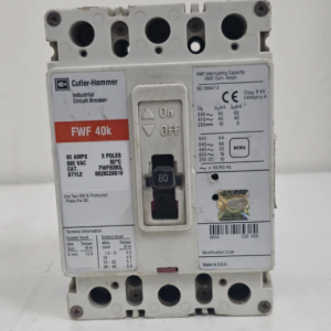 HFWF3080VL 80A TP 70KA MCCB Cutler Hammer GHAS