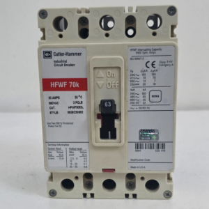HFWF3063L 63A TP 70KA MCCB Cutler Hammer GHAS