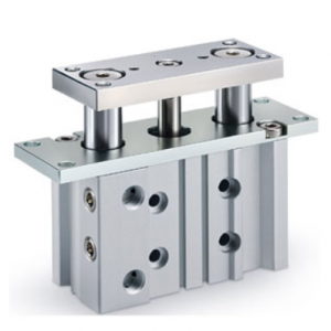 SMC MGPLF-Z Standard Guided Cylinder with Flange Ball Bushing Bearing