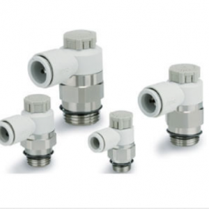 SMC AS***1FG-A Stainless Steel Type Speed Controller One Touch Fitting Push Lock Elbow/Universal Type