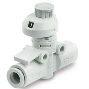 SMC AS-F*M AS-F*C Speed Controller One-touch Push-lock In-line Resin Body